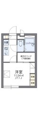 レオパレス常盤台の物件間取画像